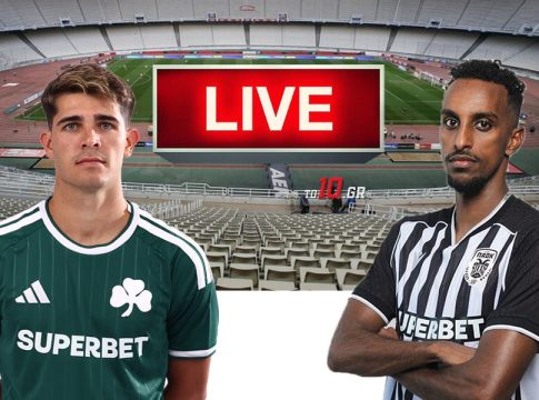 LIVE: Παναθηναϊκός – ΠΑΟΚ
