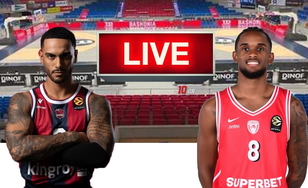 LIVE: Μπασκόνια – Ολυμπιακός