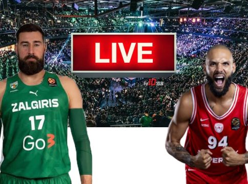 LIVE: Ζάλγκιρις Κάουνας – Ολυμπιακός