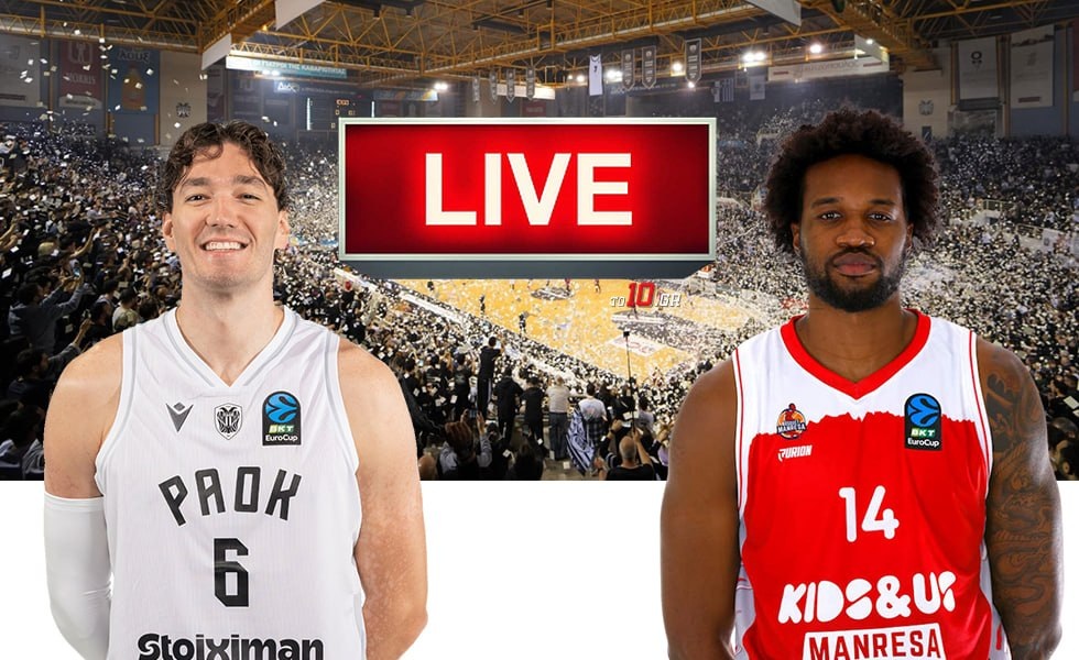 LIVE: ΠΑΟΚ – Μανρέσα