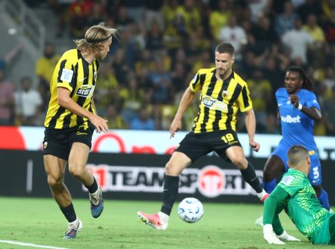 Έκανε το 1-0 ο Βάργκα για την ΑΕΚ κόντρα στον Άρη (vid)