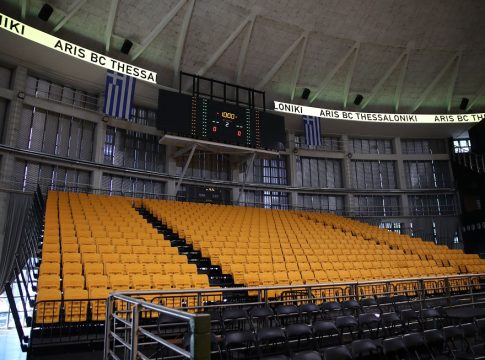 Άρης: Φωτογραφίες από το ανανεωμένο «Nick Galis Hall» – Η νέα κερκίδα, η νέα φανέλα και η αυξημένη χωρητικότητα