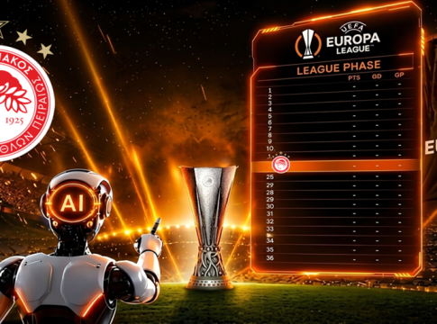 Ολυμπιακός Europa League: Το AI «ξέρει» που θα τερματίσει στη League Phase