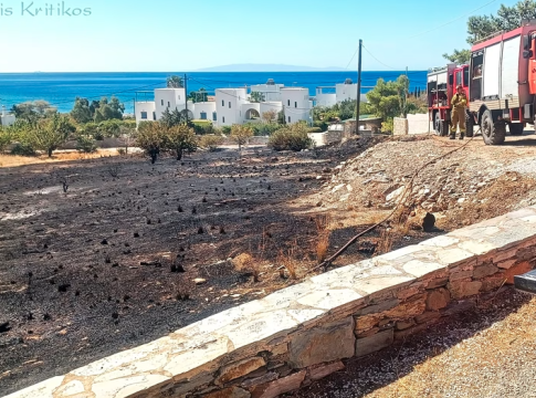 Μία σύλληψη για τη φωτιά στην Κάρυστο – Έκανε εργασίες με σκαπτικό μηχάνημα