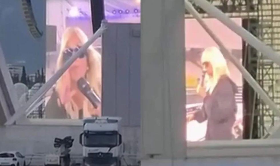 Η Άννα Βίσση μέσα στην βροχή: Βίντεο από τις πρόβες που έκανε στο ΟΑΚΑ, λίγο πριν από τη μεγάλη συναυλία της