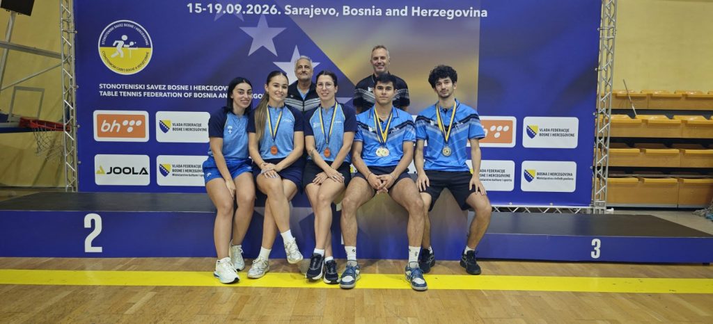 Βαλκανικό πρωτάθλημα: «Ασημένιοι» στο διπλό ανδρών Χατζηλυγερούδης/Μαδέσης, στην 3η θέση η Γερασιμάτου στο απλό και η Τσεκούρα στο διπλό