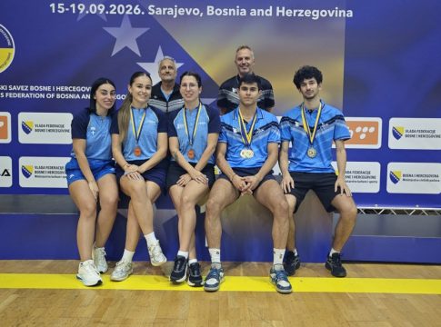 Βαλκανικό πρωτάθλημα: «Ασημένιοι» στο διπλό ανδρών Χατζηλυγερούδης/Μαδέσης, στην 3η θέση η Γερασιμάτου στο απλό και η Τσεκούρα στο διπλό