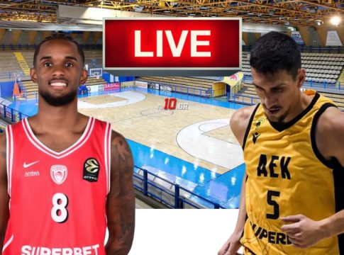 LIVE: Ολυμπιακός – ΑΕΚ