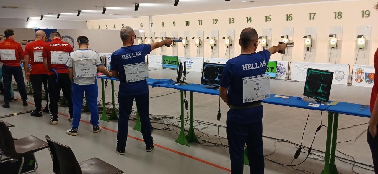 Ιστορικό χάλκινο μετάλλιο και μήνυμα δυναμικής για την ελληνική σκοποβολή κωφών από το Νόβισαντ της Σερβίας