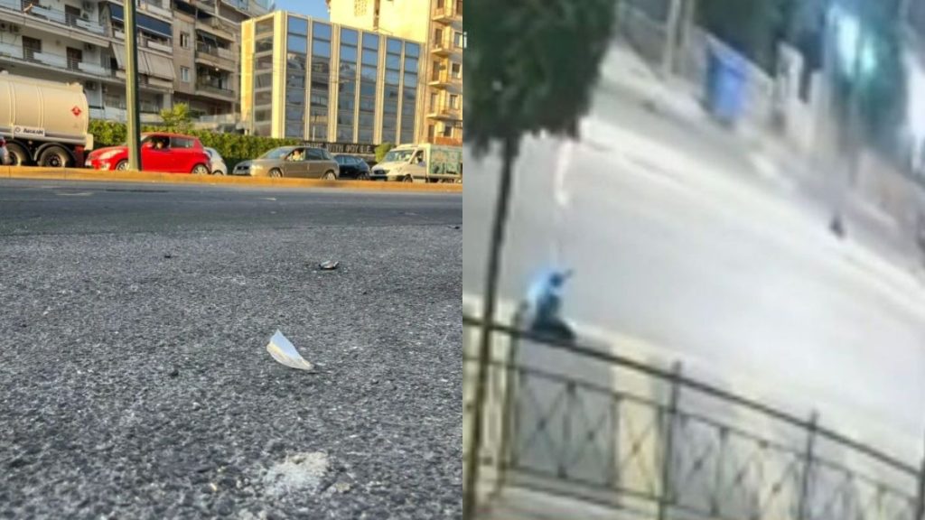 Σοκαριστικό βίντεο από τη στιγμή του τροχαίου στη λεωφόρο Αλεξάνδρας