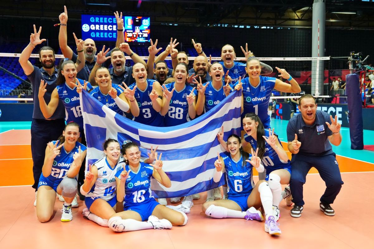 Έκτη θέση στο Eurovolley για την Εθνική γυναικών