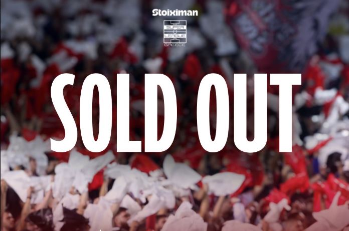 Δεν θα πέφτει καρφίτσα: Sold out το Ολυμπιακός – Παναθηναϊκός