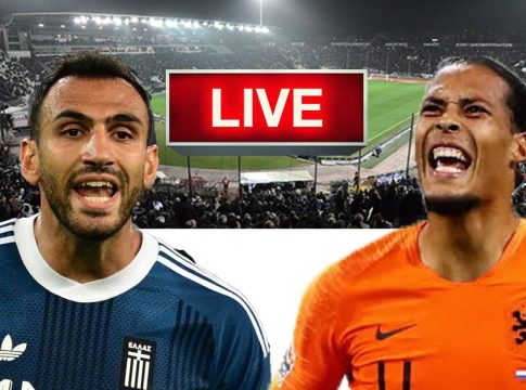 LIVE: Ελλάδα – Ολλανδία