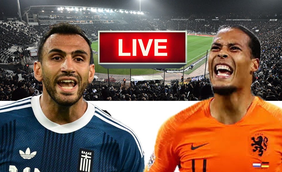 LIVE: Ελλάδα – Ολλανδία