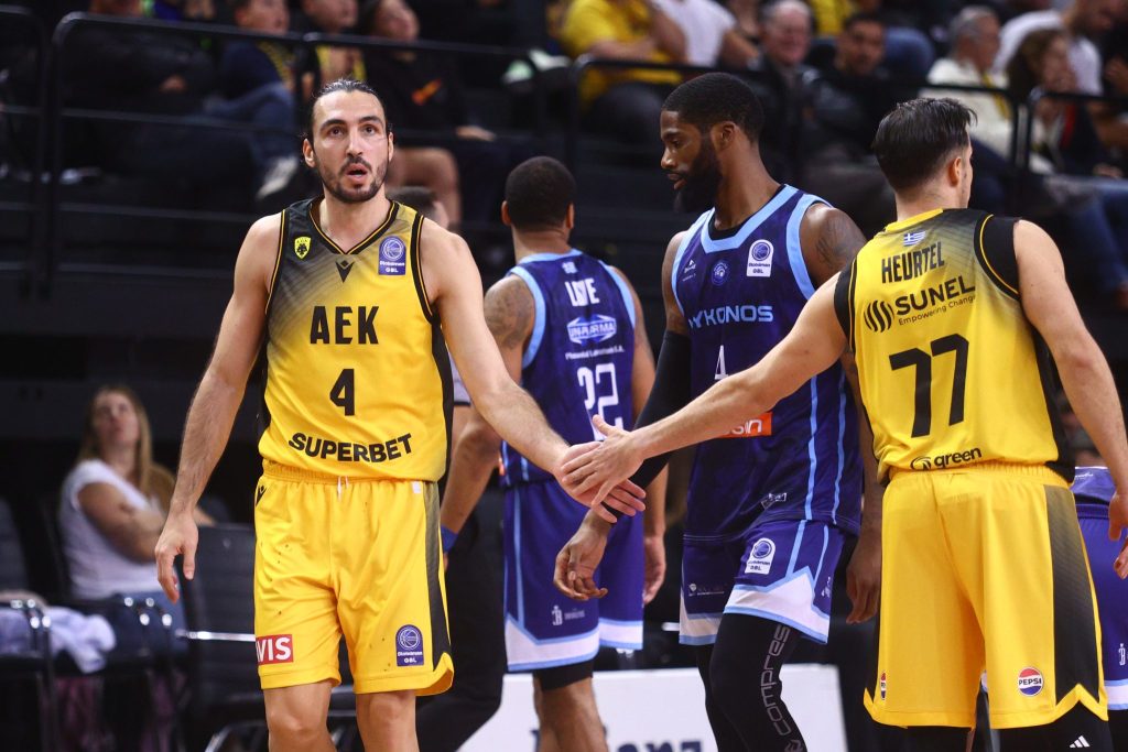 ΑΕΚ – Μύκονος Betsson 84-79: Επιστροφή στις νίκες για την Ένωση