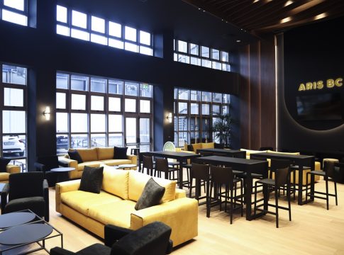 Η νέα VIP Lounge αίθουσα της ΚΑΕ Άρης στο «Nick Galis Hall» εντυπωσιάζει (pics)