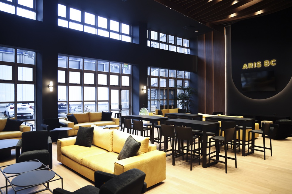 Η νέα VIP Lounge αίθουσα της ΚΑΕ Άρης στο «Nick Galis Hall» εντυπωσιάζει (pics)