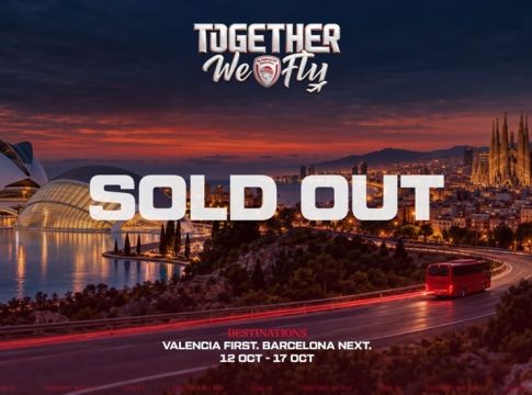 Sold out το ταξίδι του Ολυμπιακού σε Βαλένθια και Βαρκελώνη