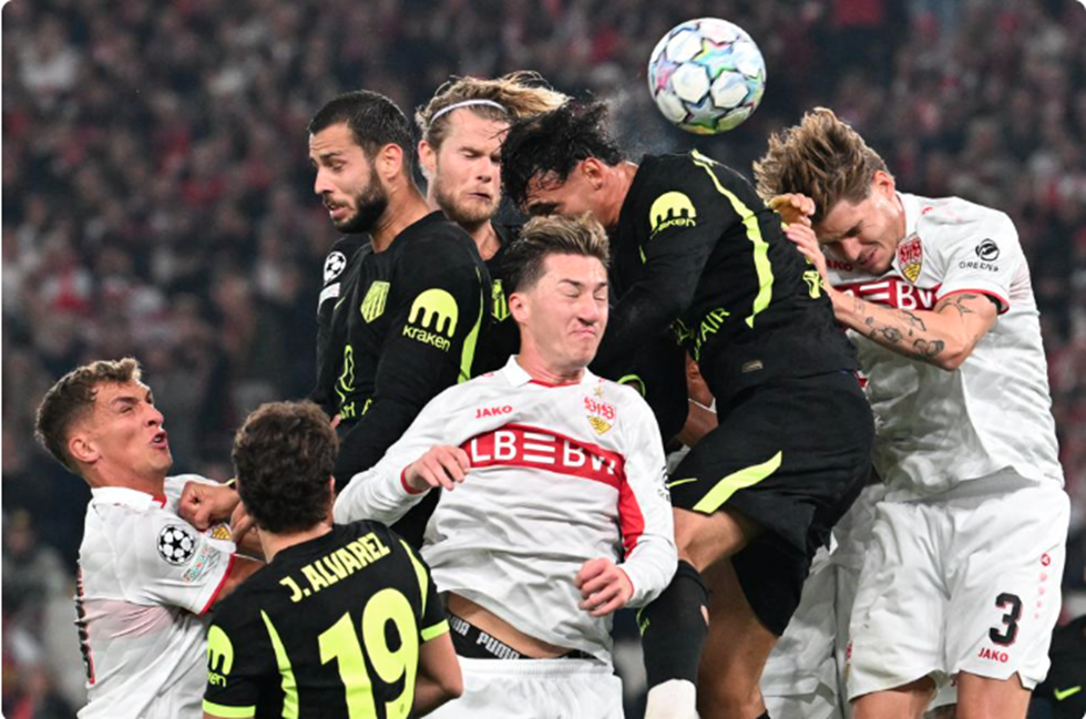 Στουτγκάρδη – Ατλέτικο Μαδρίτης 1-1: Οι «Ροχιμπλάνκος» άντεξαν με 10 παίκτες στη Γερμανία (vid)