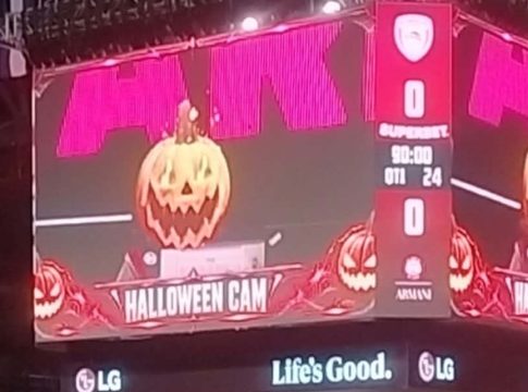 Ολυμπιακός – Αρμάνι Μιλάνο: Η Halloween κάμερα των «ερυθρόλευκων» (vid)