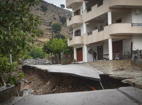 Κακοκαιρία: Ενεργοποιήθηκε η υπηρεσία Copernicus για τη καταγραφή των πληγεισών περιοχών στην Κρήτη
