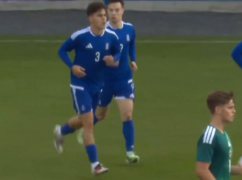 Τρομερή κεφαλιά του Μύθου και 1-0 η Εθνική Ελπίδων (vid)