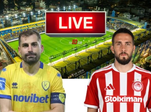 LIVE: Παναιτωλικός – Ολυμπιακός