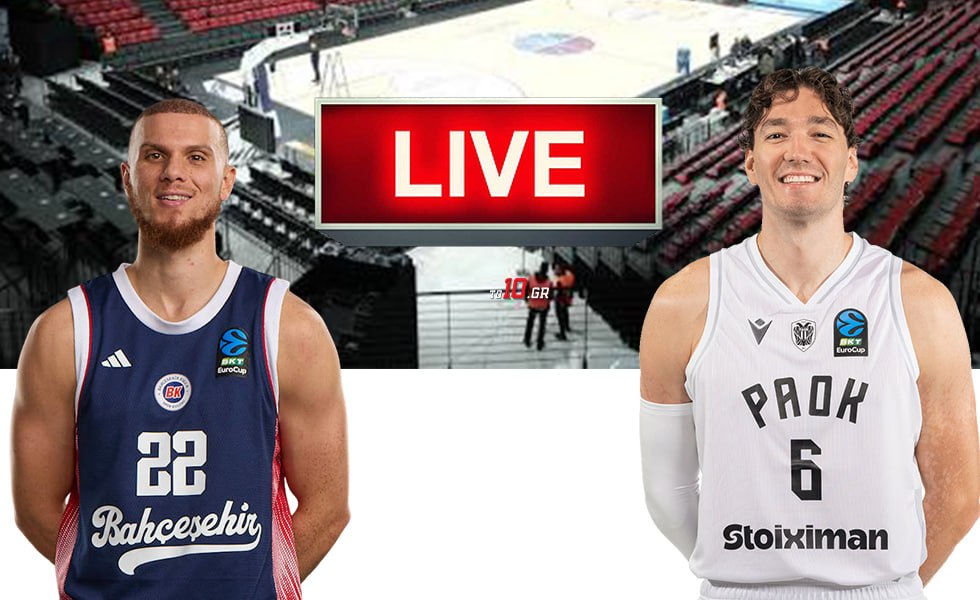 LIVE: Μπαχτσέσεχιρ – ΠΑΟΚ
